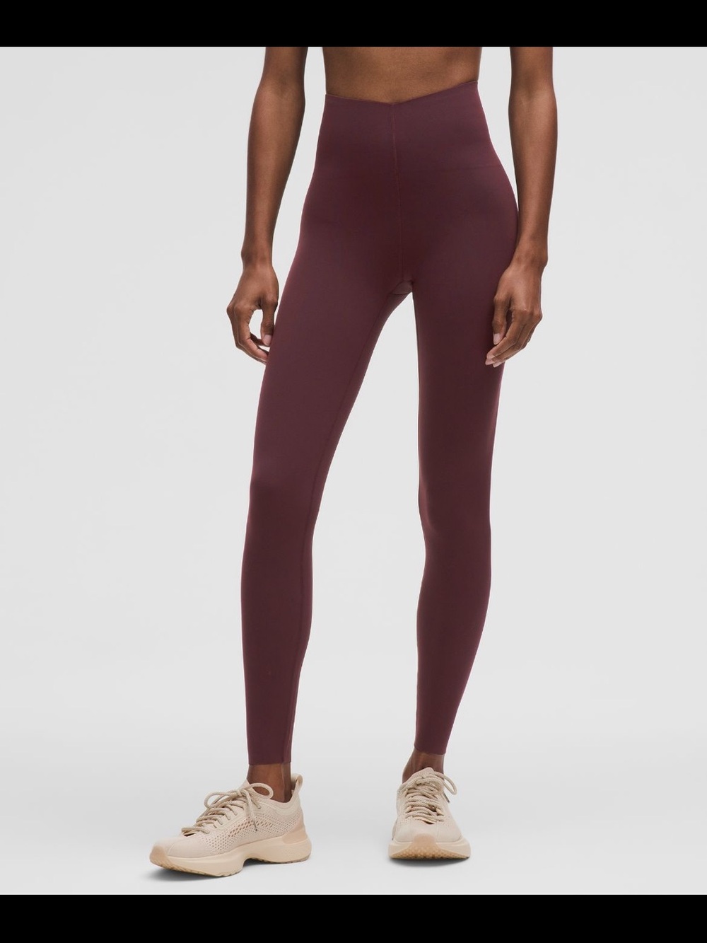 lululemon athletica High-Waist Burgundy Leggings